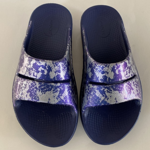 OOFOS OOAHH Slide Sandals Size W7 M5 - Picture 2 of 8